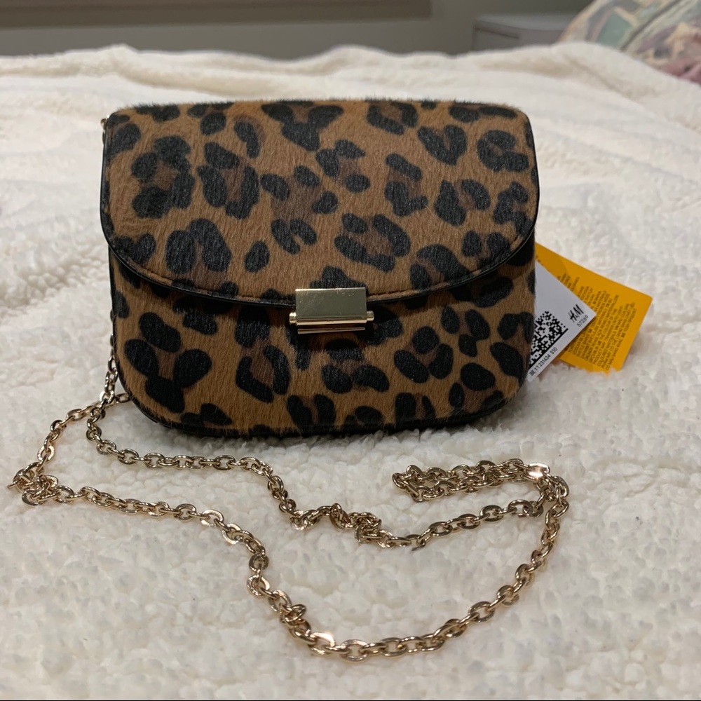 H&M Cheetah Print Crossbody Bag
